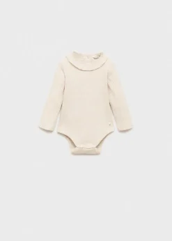 Dzieci MANGO T-shirty I Body*Body bawełniane z falbanką