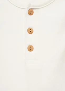 Dzieci MANGO T-shirty I Body*Body bawełniane z zapięciem na guziki