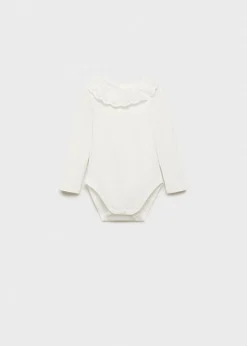 Dzieci MANGO T-shirty I Body*Body z kołnierzykiem bebe