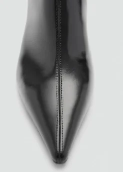 MANGO Buty*Botki Kitten na obcasie