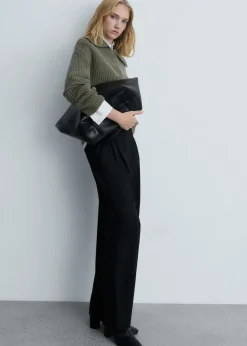 MANGO Buty*Botki na obcasie klockowym