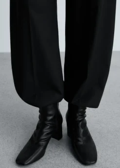 MANGO Buty*Botki na obcasie klockowym