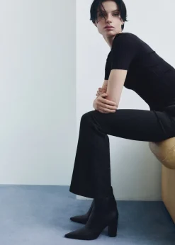 MANGO Buty*Botki na obcasie z noskiem