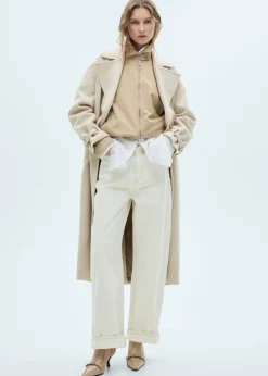 MANGO Buty|Akcesoria Skórzane*Botki skórzane z dekoracyjnymi szwami i kokardką