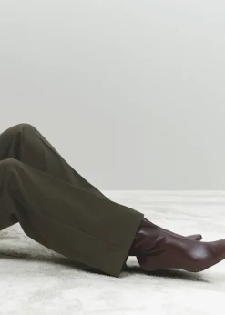 MANGO Buty|Akcesoria Skórzane*Botki skórzane z kwadratowym noskiem