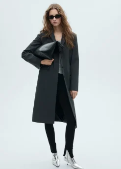 MANGO Buty*Botki w metalicznym kolorze ze spiczastym noskiem