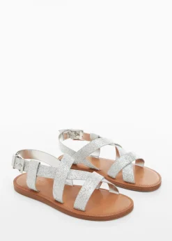 Dzieci MANGO Buty*Brokatowe sandały