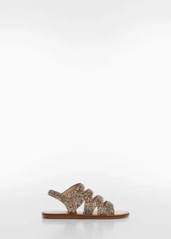 Dzieci MANGO Buty*Brokatowe sandały