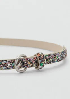 Dzieci MANGO Więcej Akcesoriów*Brokatowy pasek