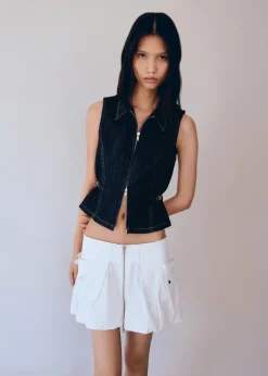 MANGO Spódnice*Bufiasta spódnica mini z suwakiem