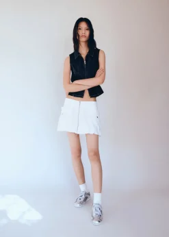 MANGO Spódnice*Bufiasta spódnica mini z suwakiem