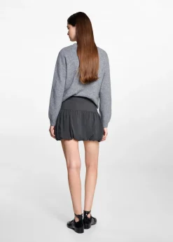 MANGO Spódnice*Bufiasta spódnica mini z suwakiem