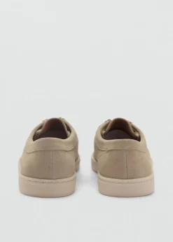 MANGO Skóra|Akcesoria*Buty żeglarskie ze skóry dwoiny