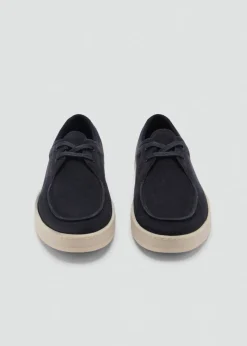 MANGO Skóra|Akcesoria*Buty żeglarskie ze skóry dwoiny