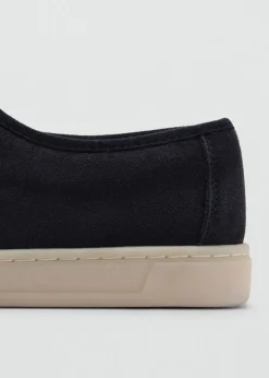 MANGO Skóra|Akcesoria*Buty żeglarskie ze skóry dwoiny