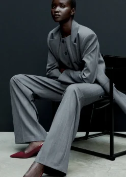 MANGO Buty*Buty lakierki na obcasie