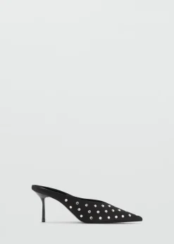 MANGO Buty*Buty na obcasie bez pięty z kryształkami