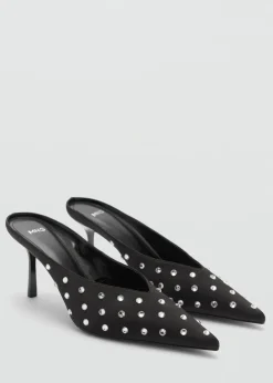 MANGO Buty*Buty na obcasie bez pięty z kryształkami