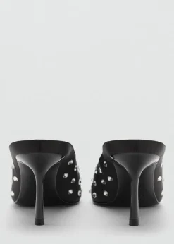 MANGO Buty*Buty na obcasie bez pięty z kryształkami