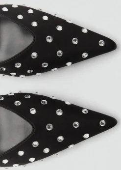 MANGO Buty*Buty na obcasie bez pięty z kryształkami