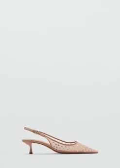 MANGO Buty*Buty na obcasie z kryształkami