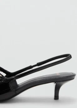 MANGO Buty*Buty na obcasie z paskiem z ogniwami