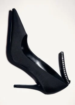 MANGO Buty*Buty na obcasie z paskiem ze strasu wokół kostki