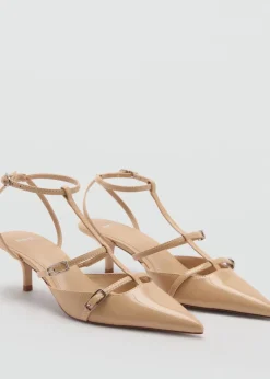 MANGO Buty*Buty na obcasie ze sprzączkami