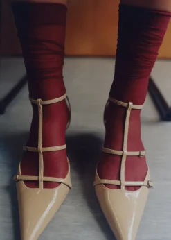 MANGO Buty*Buty na obcasie ze sprzączkami