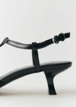 MANGO Buty|Akcesoria Skórzane*Buty skórzane na obcasie kaczuszka