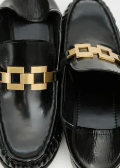 MANGO Buty|Akcesoria Skórzane*Buty skórzane z metalowym elementem