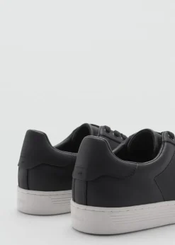 MANGO Skóra|Buty*Buty sportowe skórzane na kontrastowej podeszwie