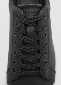 MANGO Skóra|Buty*Buty sportowe skórzane na kontrastowej podeszwie