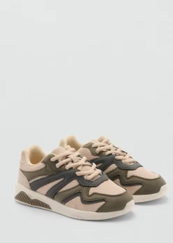 Dzieci MANGO Buty*Buty sportowe sznurowane ze wstawkami