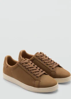 MANGO Skóra|Buty*Buty sportowe zamszowe sznurowane