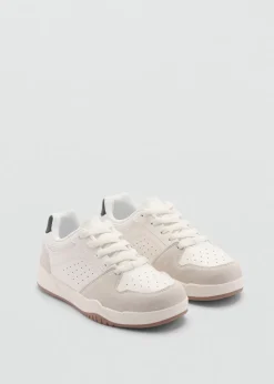 Dzieci MANGO Buty*Buty sportowe ze skórzanymi wstawkami