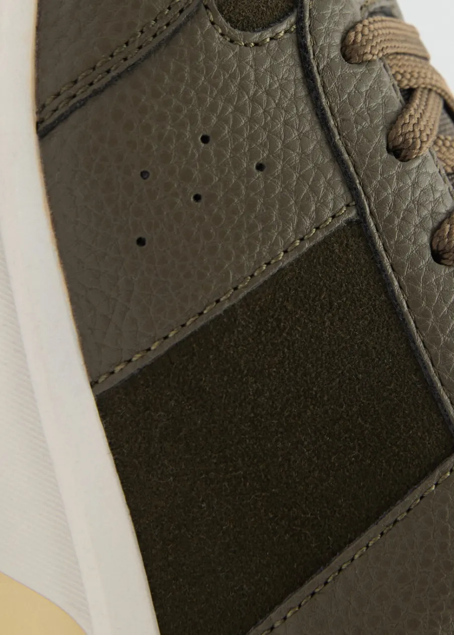 MANGO Skóra|Buty*Buty sportowe ze skórzanymi wstawkami