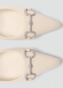 MANGO Buty*Buty z odkrytą piętą z kryształkami