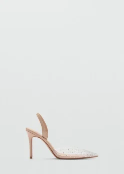 MANGO Buty*Buty z przezroczystym noskiem i strasem