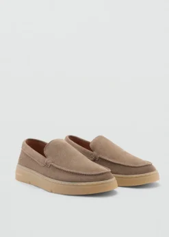 MANGO Skóra|Buty*Buty ze skóry dwoiny