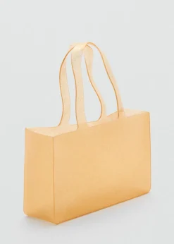 MANGO Torebki*Błyszcząca półprzezroczysta torebka