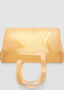 MANGO Torebki*Błyszcząca półprzezroczysta torebka