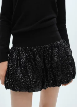 MANGO Spódnice*Cekinowa minispódniczka bombka