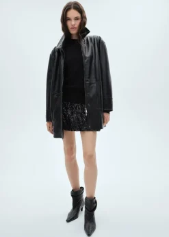 MANGO Spódnice*Cekinowa minispódniczka bombka