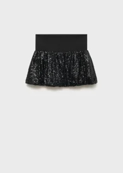 MANGO Spódnice*Cekinowa minispódniczka bombka