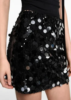 MANGO Spódnice*Cekinowa spódnica