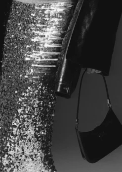 MANGO Spódnice*Cekinowa spódnica midi