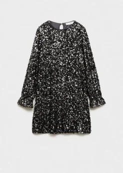 Dzieci MANGO Sukienki I Kombinezony*Cekinowa sukienka