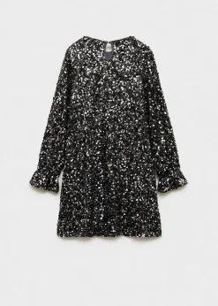 Dzieci MANGO Sukienki I Kombinezony*Cekinowa sukienka