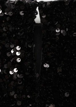 MANGO Sukienki I Kombinezony*Cekinowa sukienka z bufiastymi rękawami